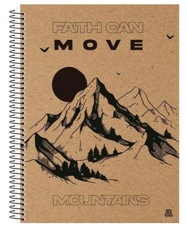 CADERNO 1X1 P�P�R KRAFT